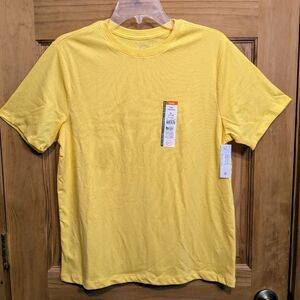 NWT Wonder Nation Short Sleeve Kid Tough Tee Shirt XL (14-16) Husky Yellow